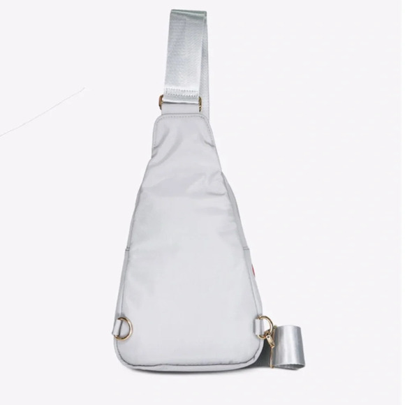 Mersi Abi Nylon Sling Bag - Gray - Picture 6 of 10